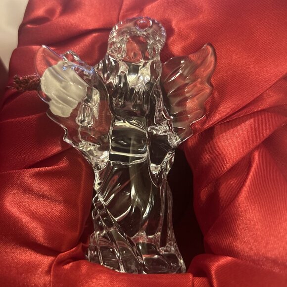 Waterford Led Crystal Angel 2015 Collection W/enhancer 4” Figurine Original Tags - Picture 8 of 15